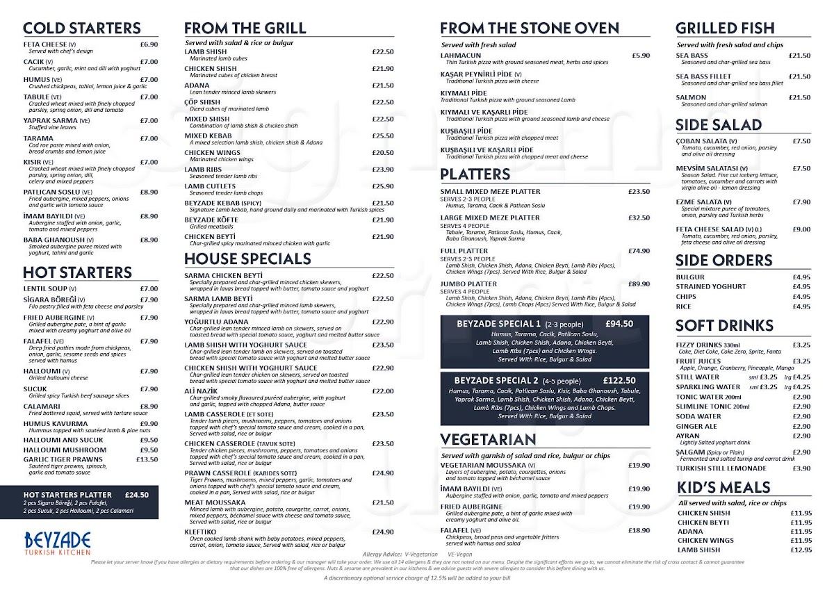 Menu Beyzade Turkish Kitchen-1