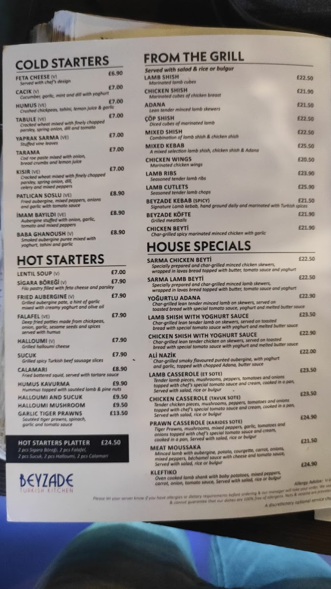 Menu Beyzade Turkish Kitchen-3