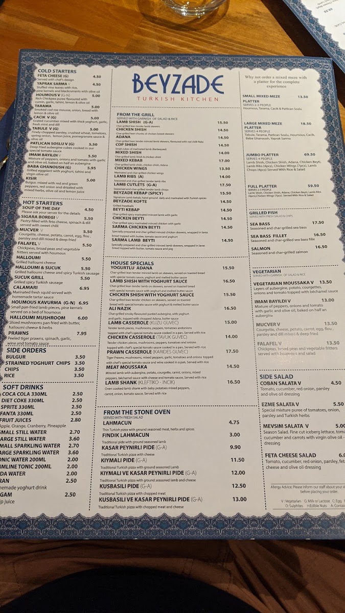 Menu Beyzade Turkish Kitchen-7